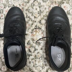 SAS Black Women's Oxfords